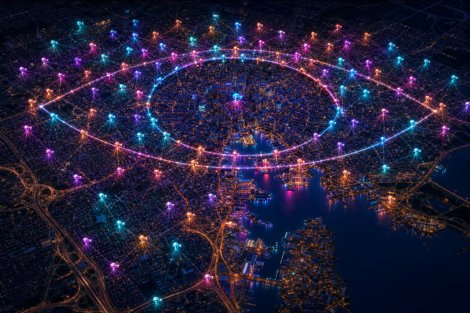 Camera network across Baltimore